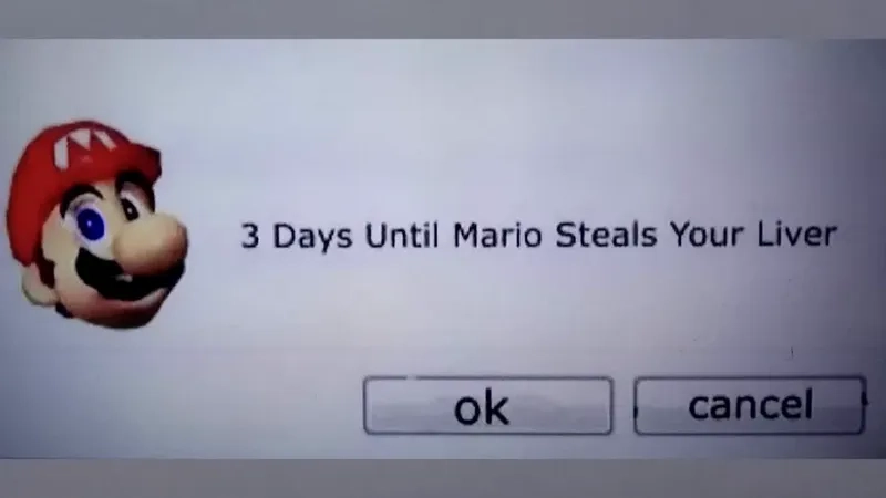 The final moments of the mario liver countdown
