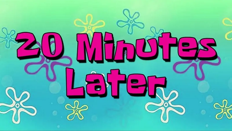 Finding the perfect two minutes later gif