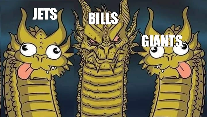 A classic example of the King Ghidorah meme format