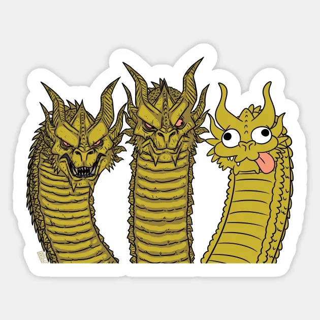 Using a 3 headed dragon meme template