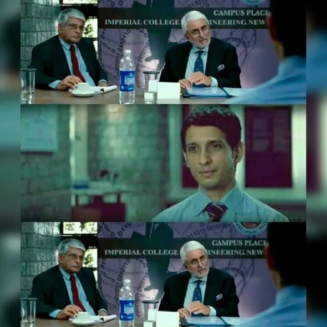 This rancho 3 idiots meme captures the spirit of true friendship and innovation.