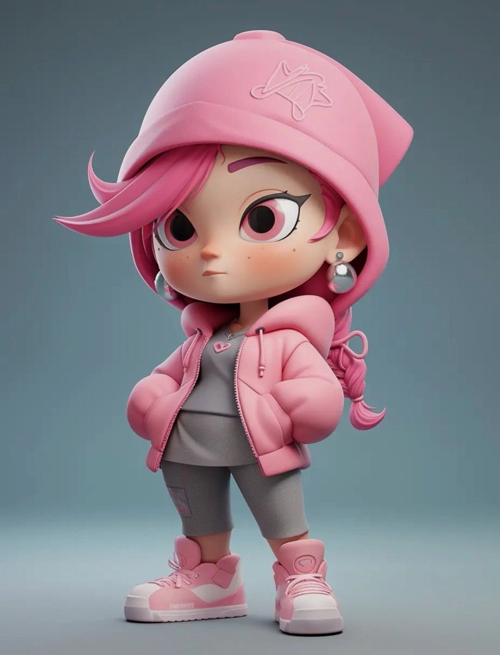 3D chibi ZBrush designed with precision