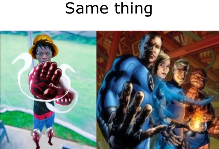 Blank four fingers meme template ready for text