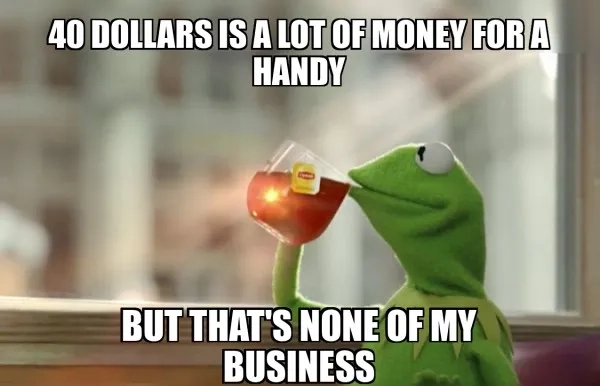 A classic vet will be 40 dollars meme scenario