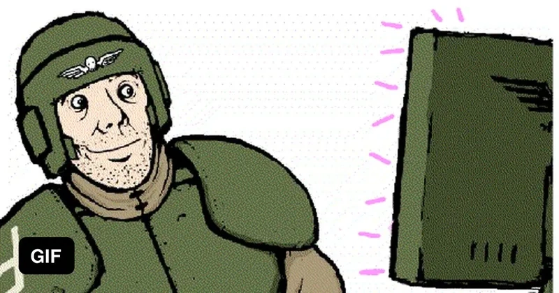 The perfect reaction meme for any 40k fan