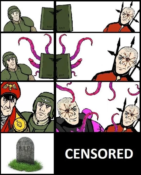 Explaining the Adeptus Mechanicus with a meme