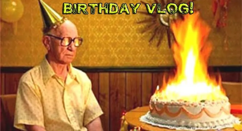 An iconic over the hill 50th birthday meme