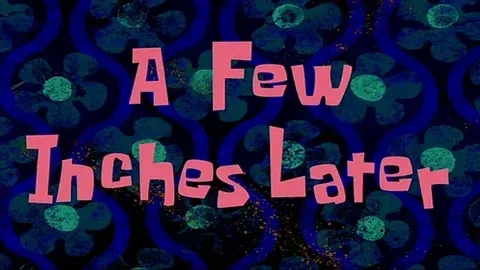 The journey begins: a few inches later