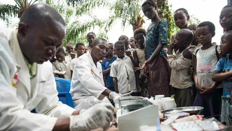 A diagram explaining what is African sleeping sickness