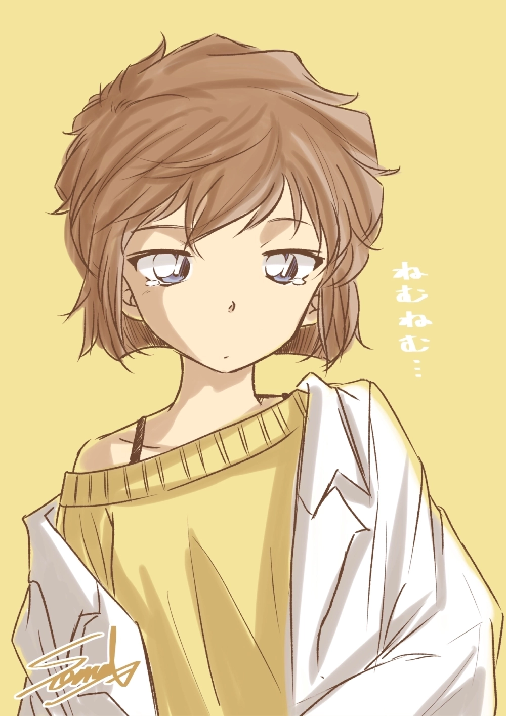 Ai Haibara fan art captures her clever and cool aura
