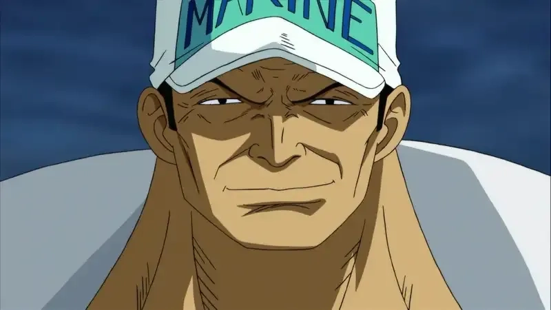 Fleet Admiral Akainu rules with magma fury