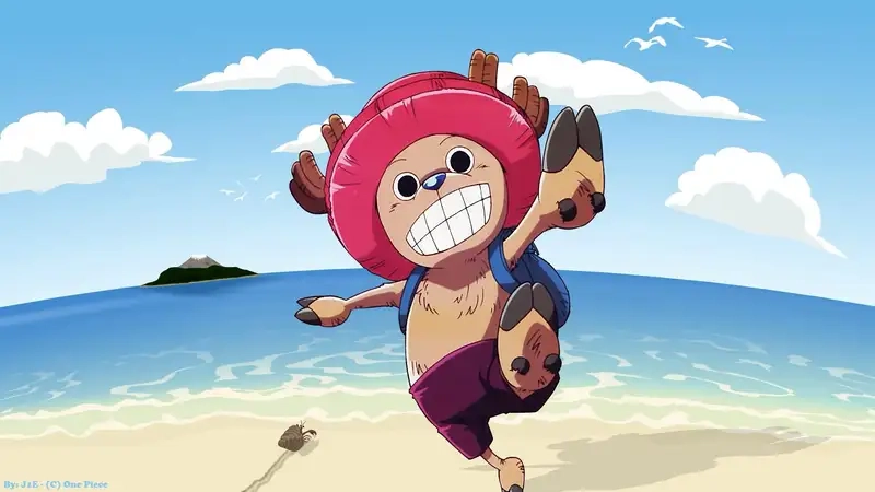 Chopper One Piece wallpaper adds joy to your room