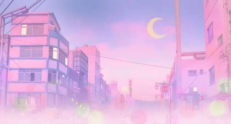 Anime landscape images with vibrant anime landscape painting style