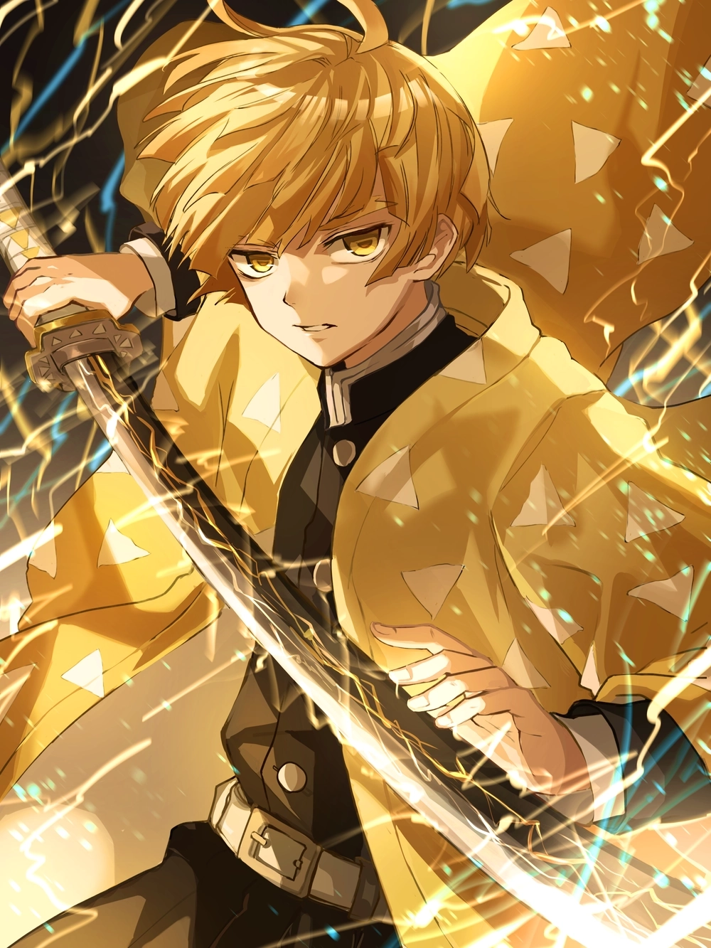 Witness the fearsome Zenitsu demon form fight