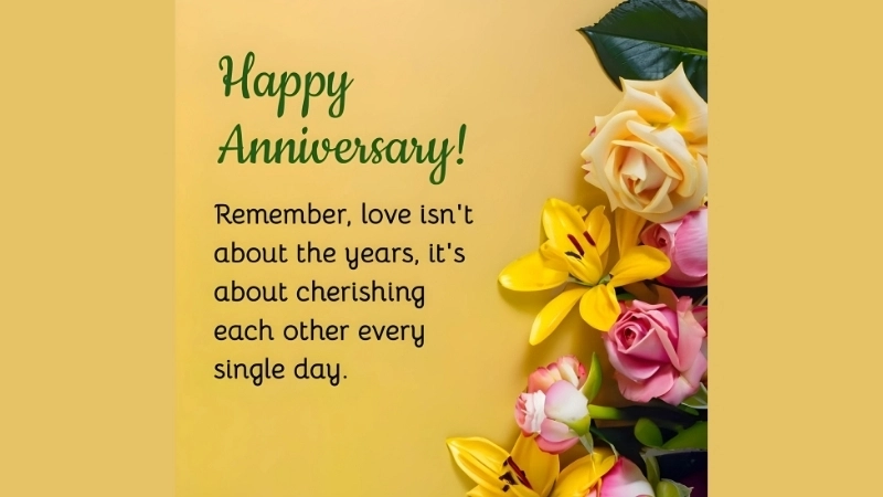 Heartfelt anniversary wishes to make your loved one smile
