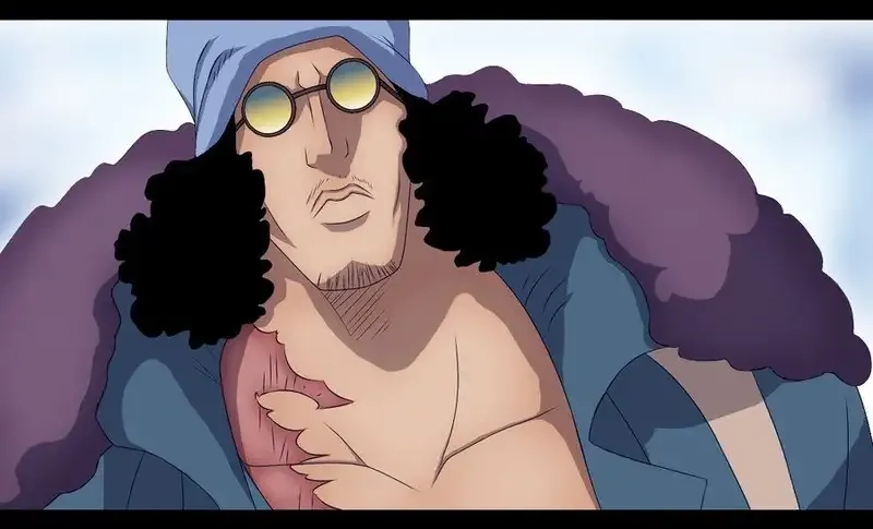 Check out the unique Aokiji abilities in combat