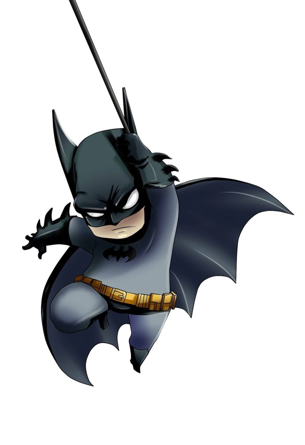 Batman chibi hd looks sharp and adorable