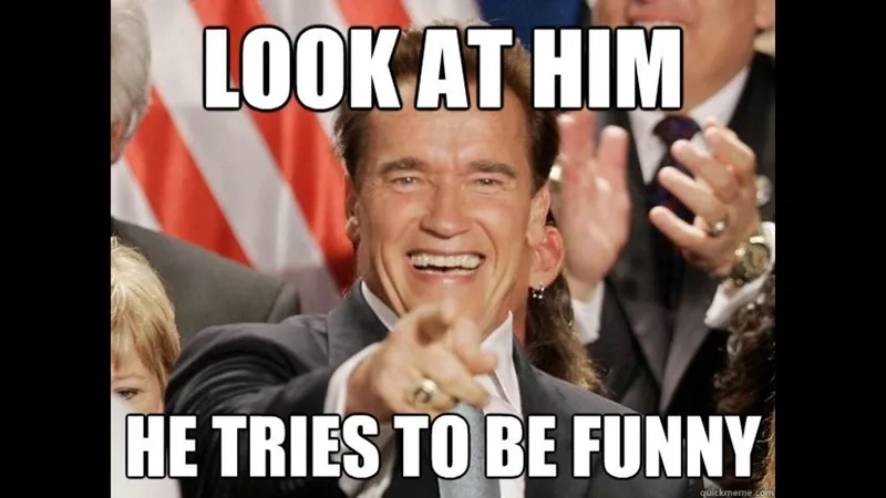 Classic i'm funny how meme from Goodfellas scene