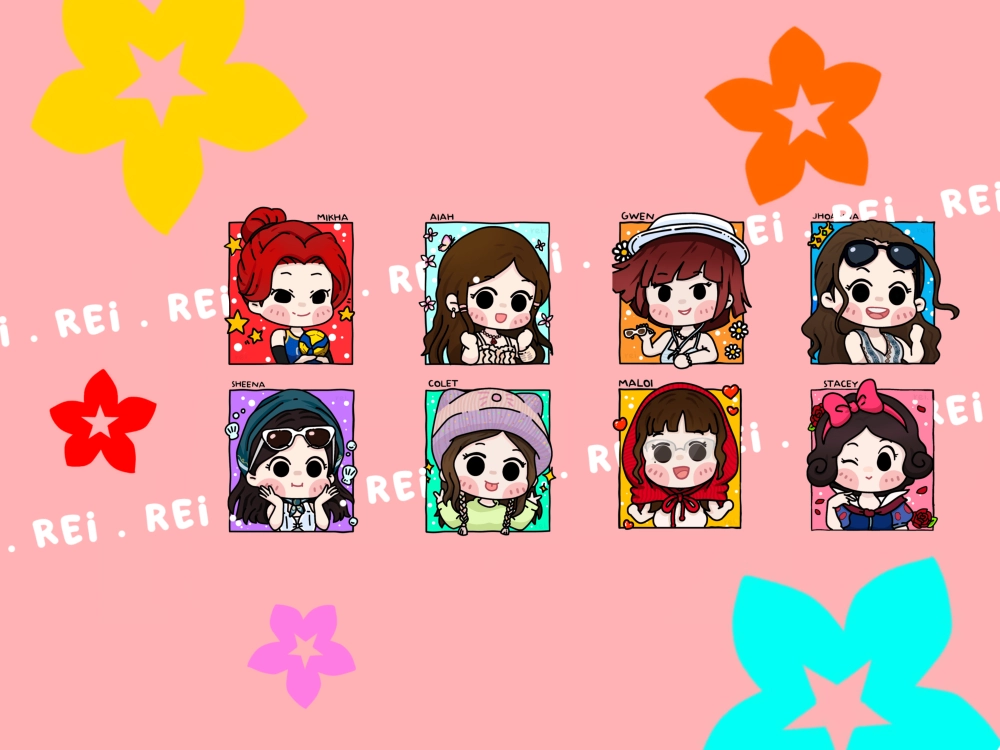 Chibi BINI looks playful and full of style