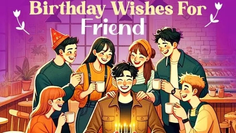 Bright smiles bloom with birthday wishes for best friend