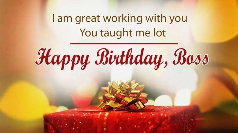 Happiness blooms bright in thoughtful birthday wishes for boss