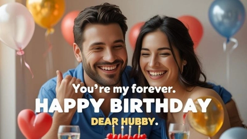 Endless love glows in birthday wishes for husband