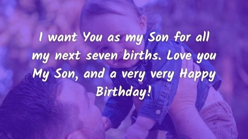 Happiness blooms bright in special birthday wishes for son