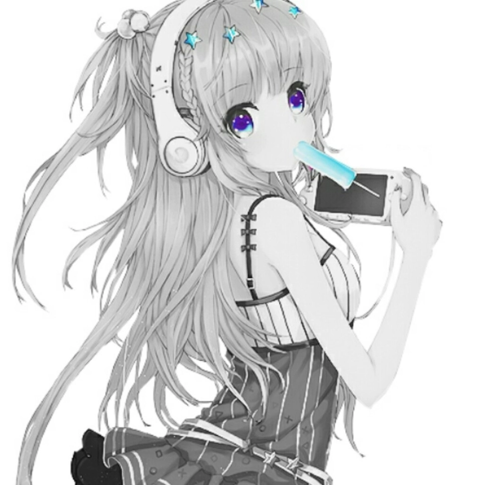 Creative anime drawings black and white anime images