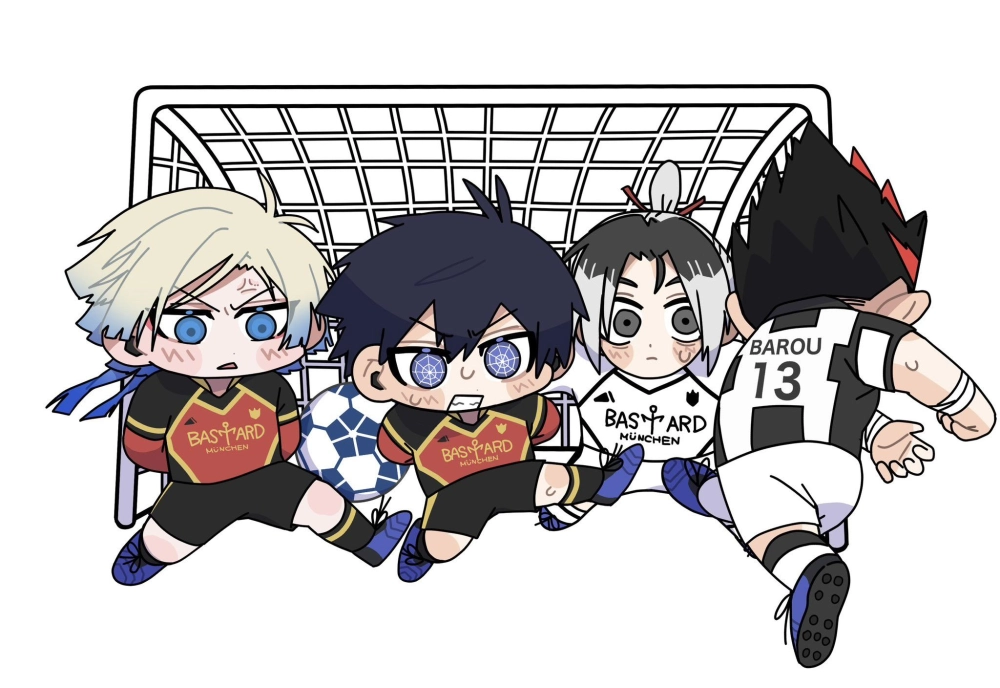 Blue Lock chibi drawing simple and fun