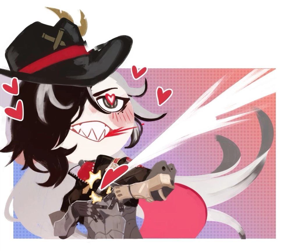 Boothill Honkai Star Rail fanart looks bold