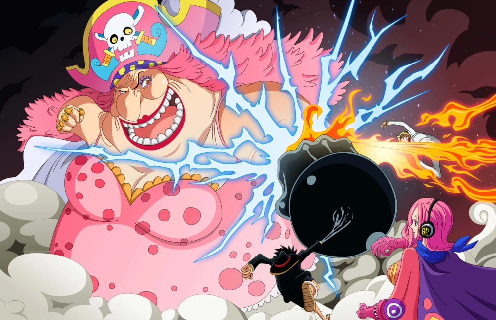 Epic battle of Charlotte Linlin vs Kaido unfolds