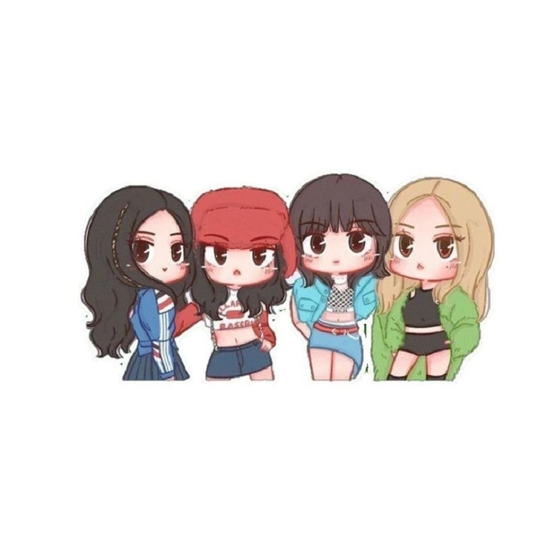 Blackpink chibi desktop wallpaper brightens screens