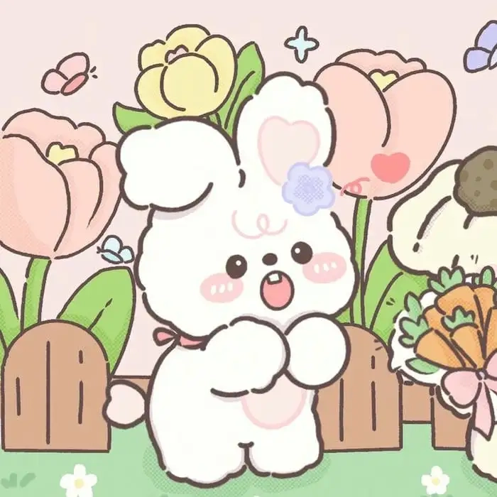 Chibi bunny png perfect for digital edits