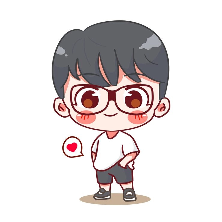 Chibi cartoon art bursting with creativity