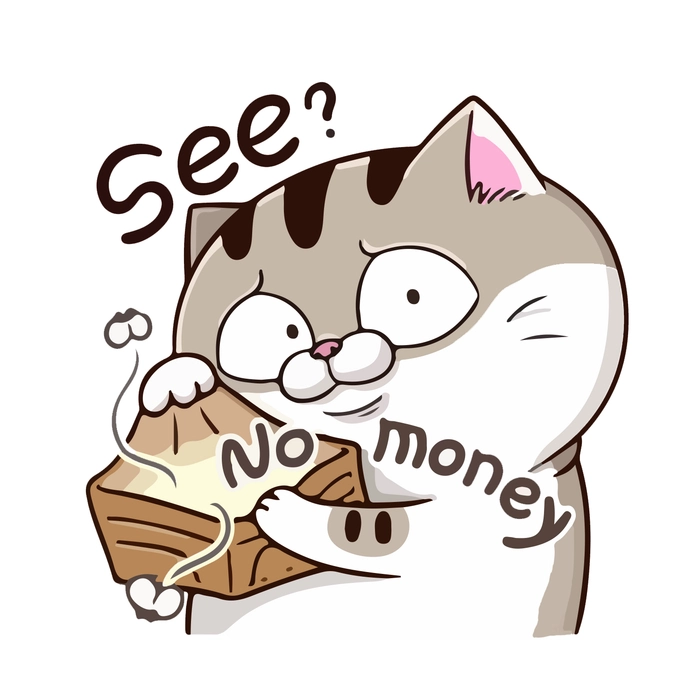 Mochi kawaii cute chibi cat full of sweetness