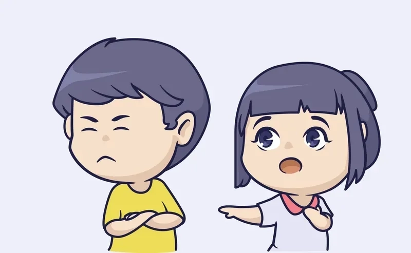Cute couple cartoon full of sweet moments