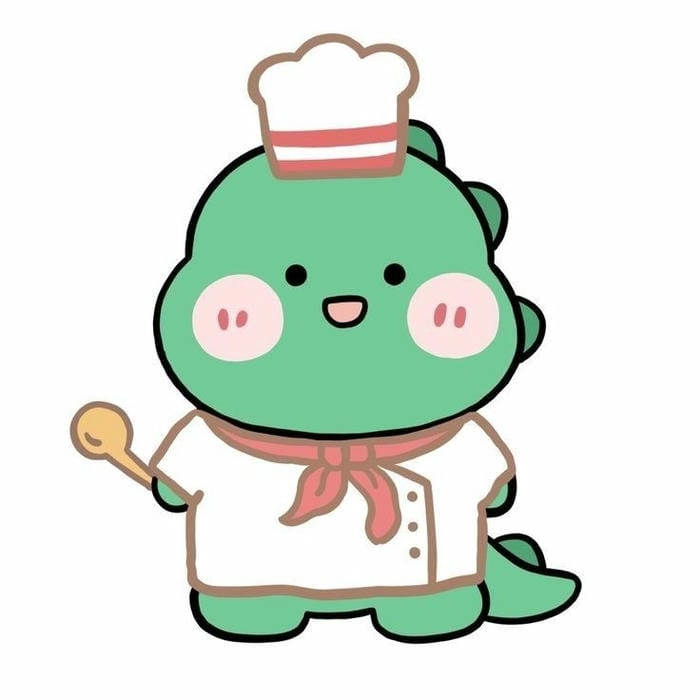 Dinosaur chibi png perfect for digital design