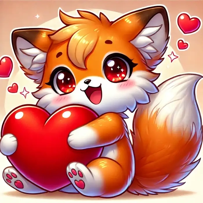 Chibi fox wallpaper brightens every cute screen