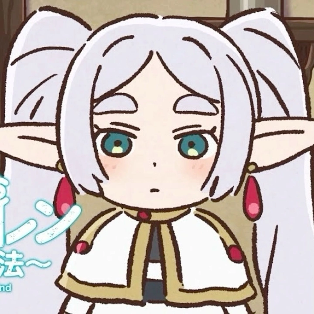 Frieren chibi fanart creative and unique