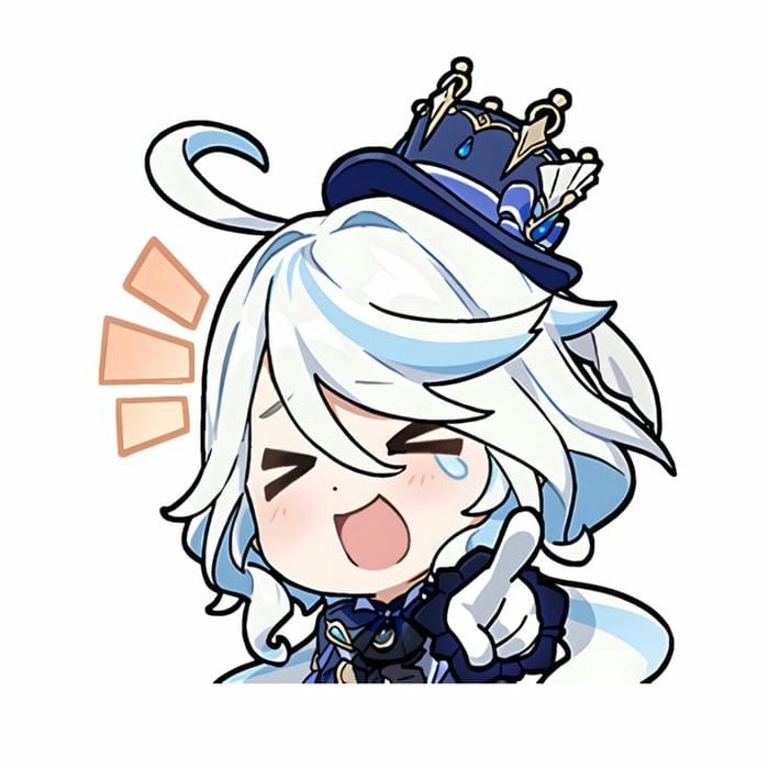 Furina chibi fanart spreads lively energy