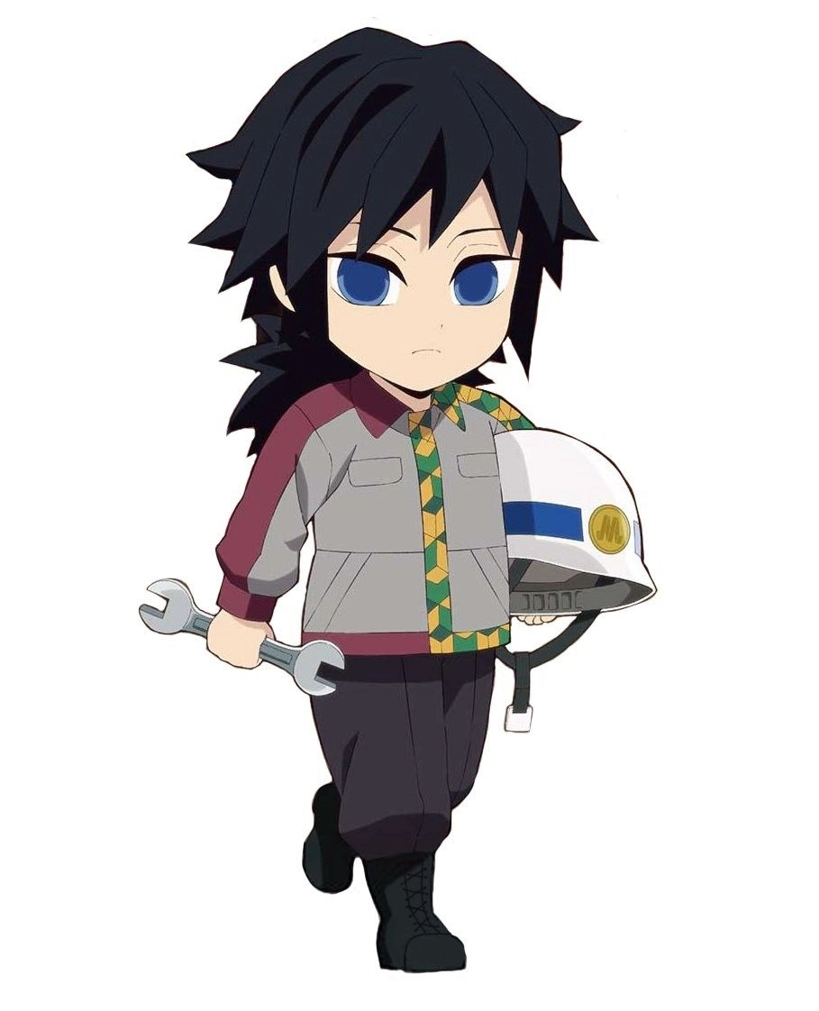 Giyu chibi sticker fun and colorful