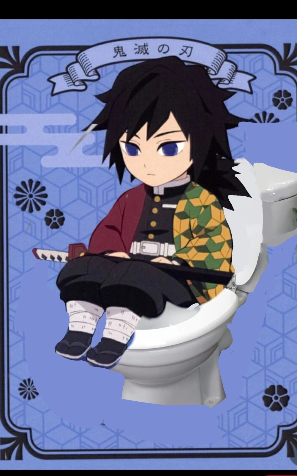 Giyu Tomioka drawing graceful and strong