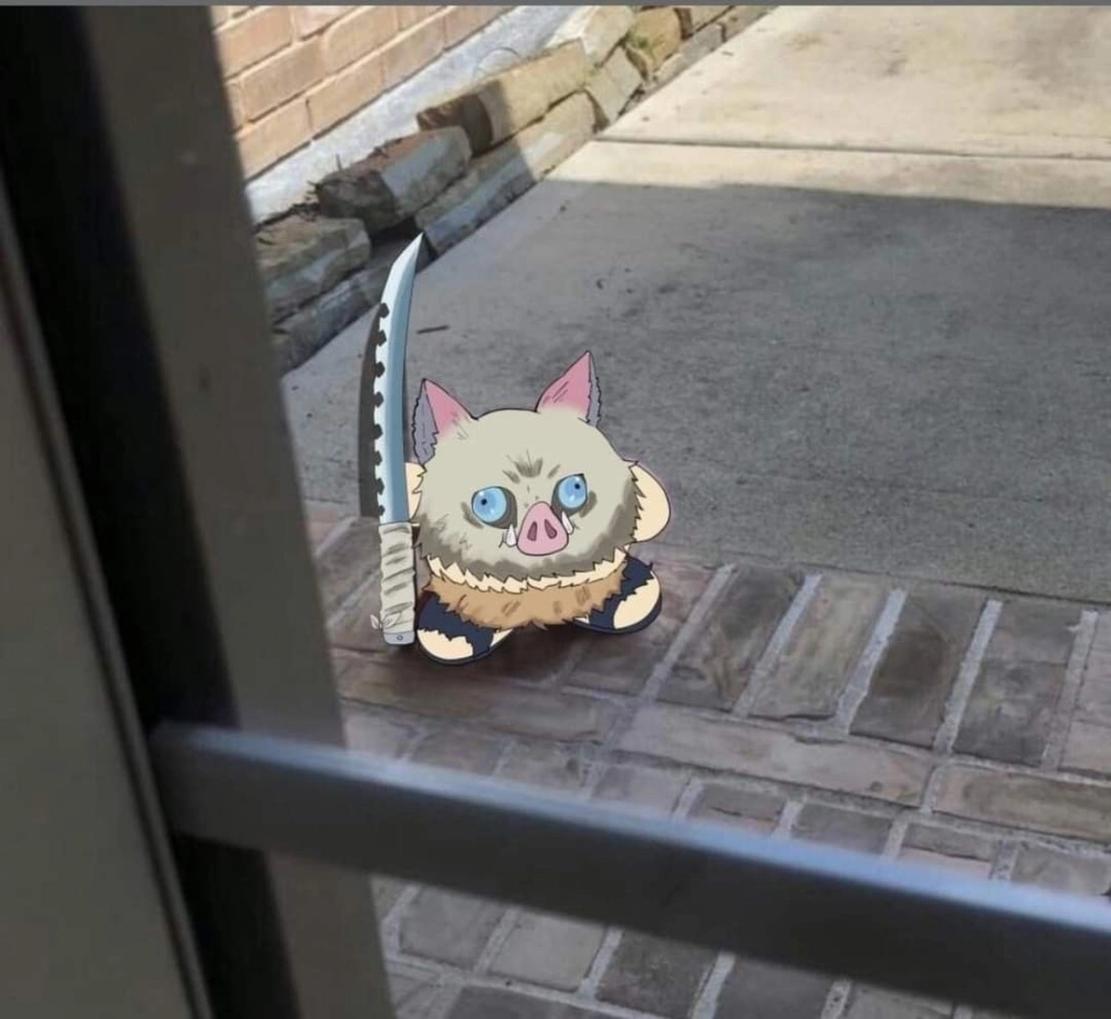 Inosuke chibi full of fierce cuteness