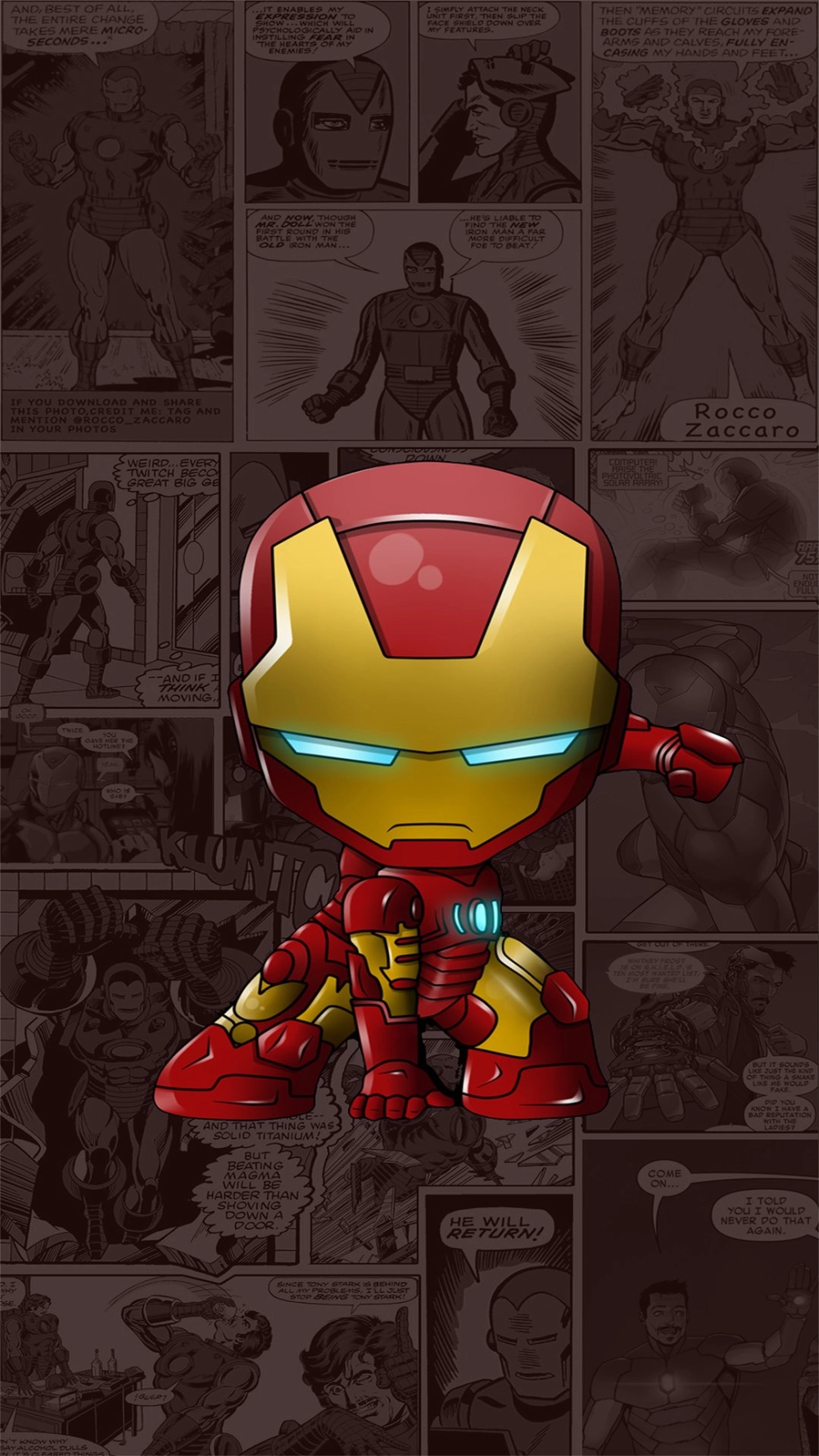 Cute Iron Man chibi melts hearts instantly