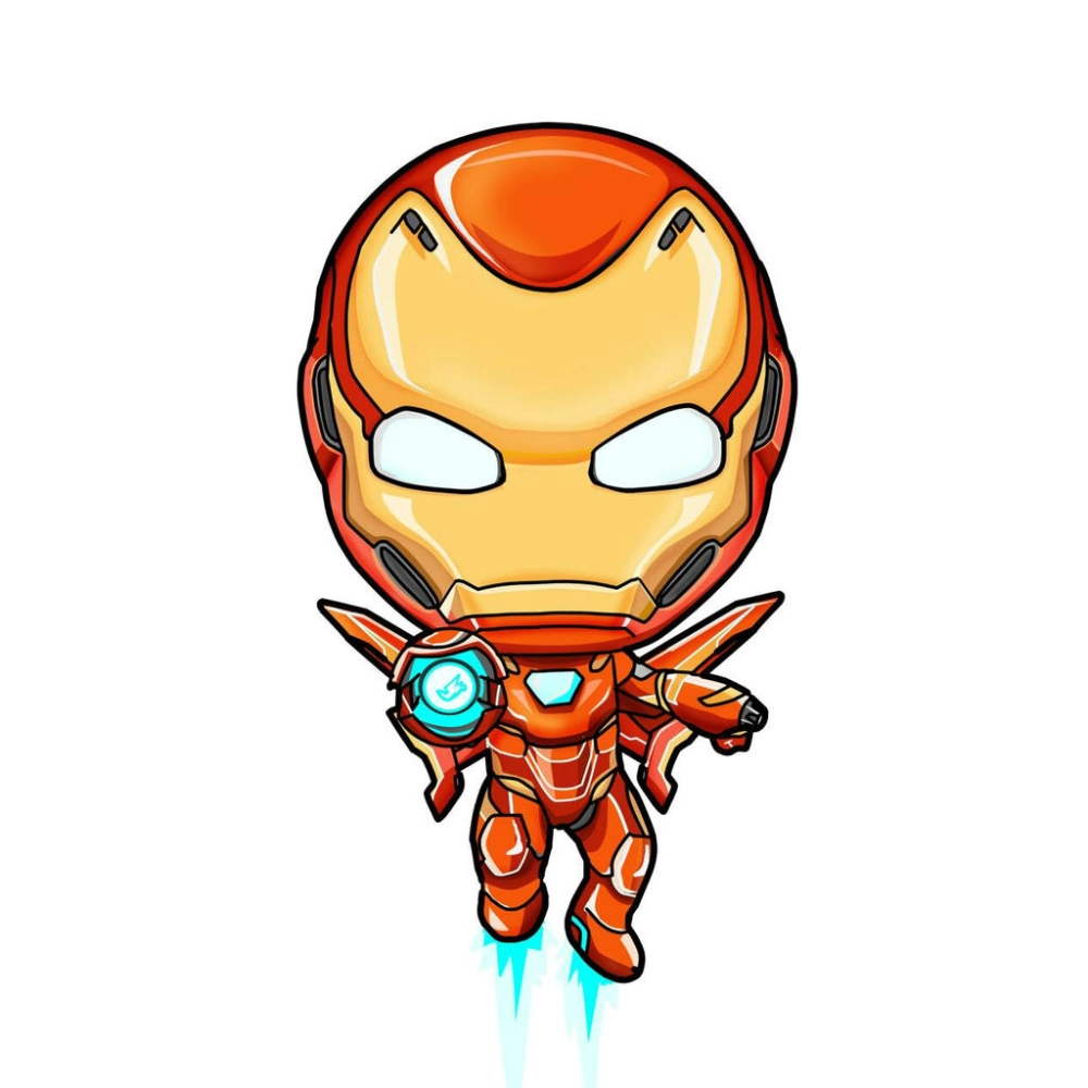 Kawaii Iron Man chibi feels fun and adorable