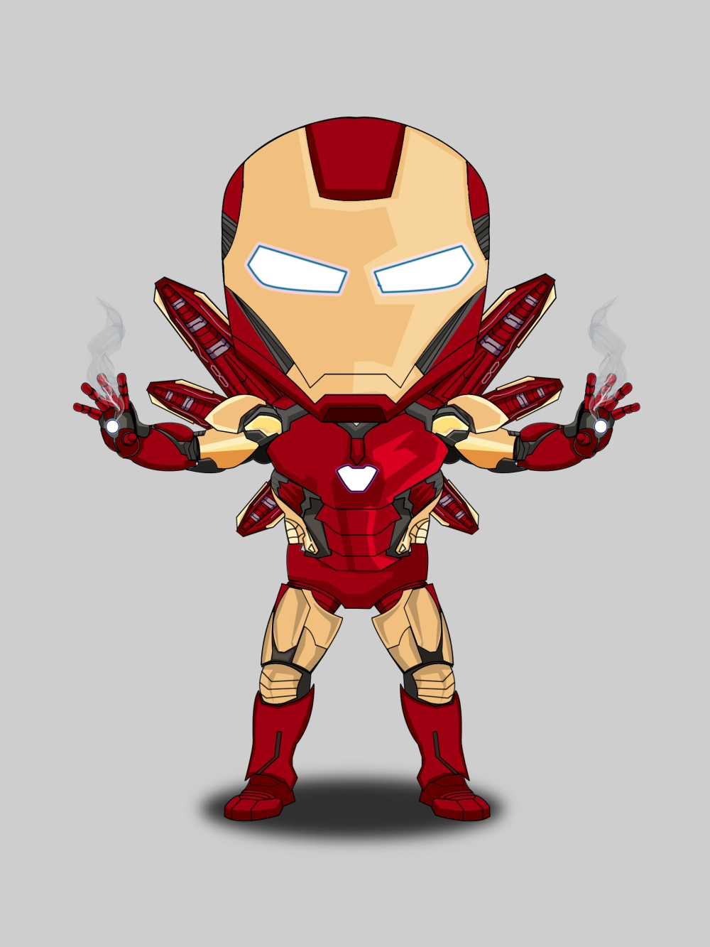 Chibi Iron Man Marvel excites fans with charm