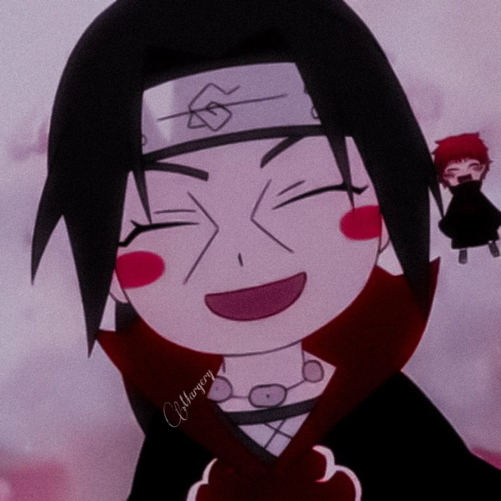 Kawaii Itachi chibi spreading anime joy