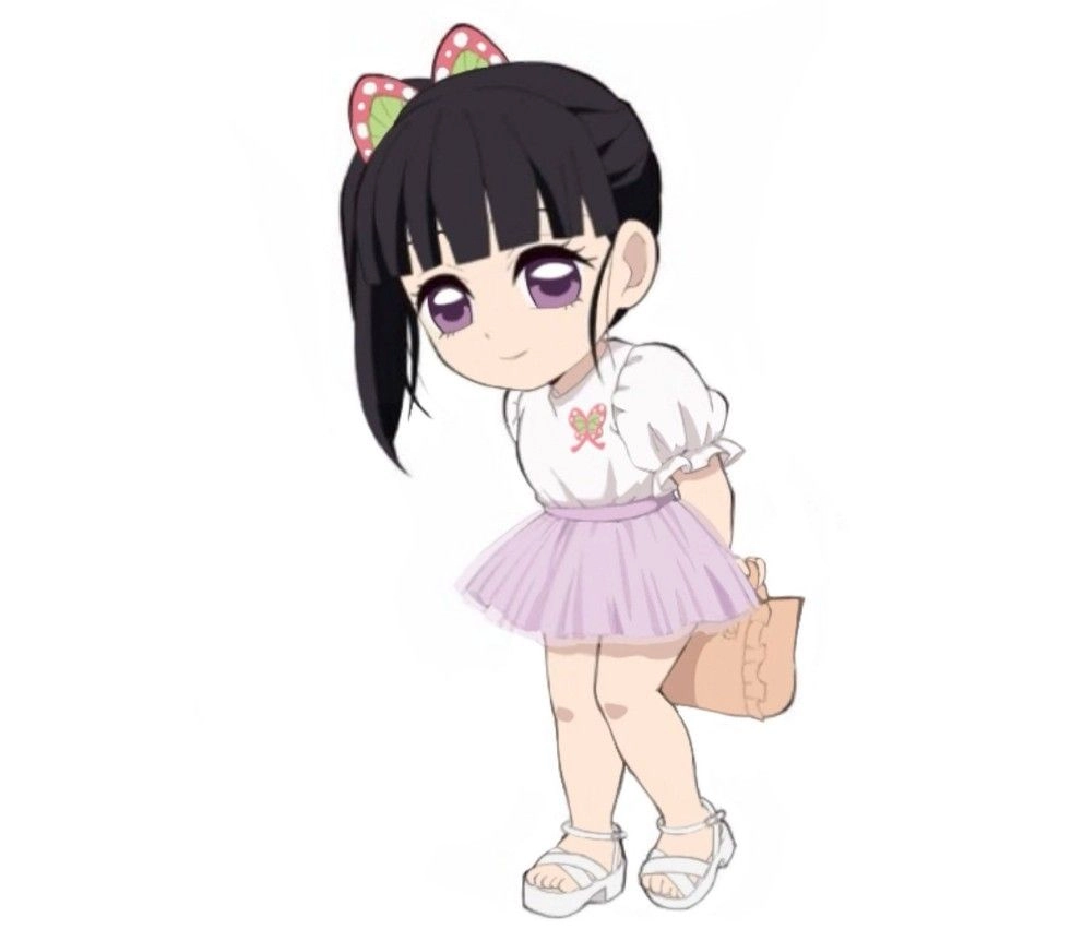 Chibi Kanao fanart glowing with grace