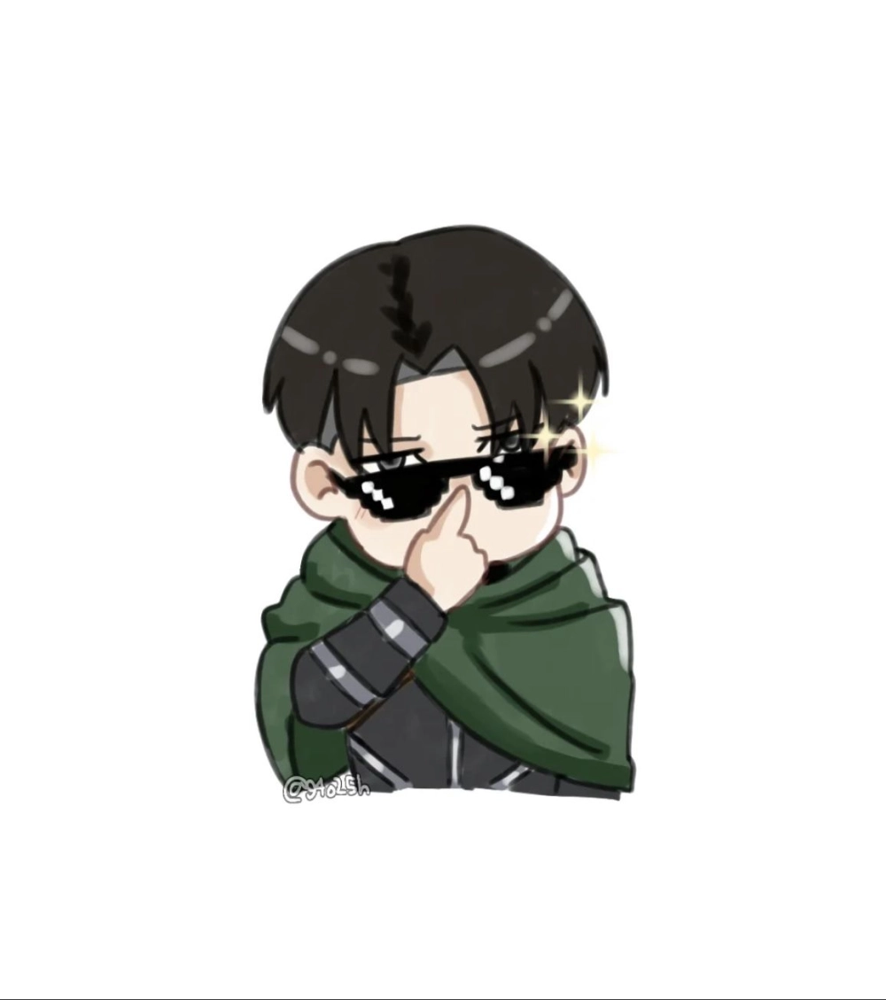 Levi Ackerman chibi iconic tiny hero
