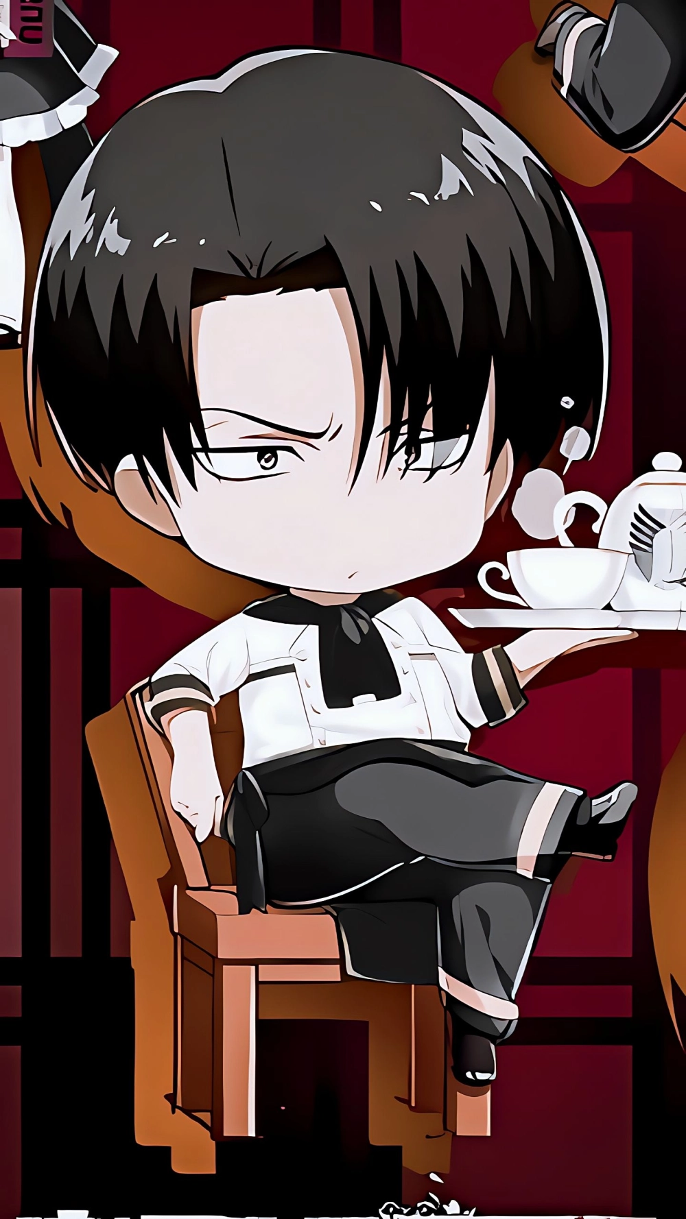 Cute Levi chibi melting every heart